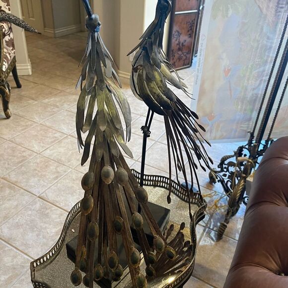 DESIGNER PEACOCK Metal Decor! - Picture 9 of 17